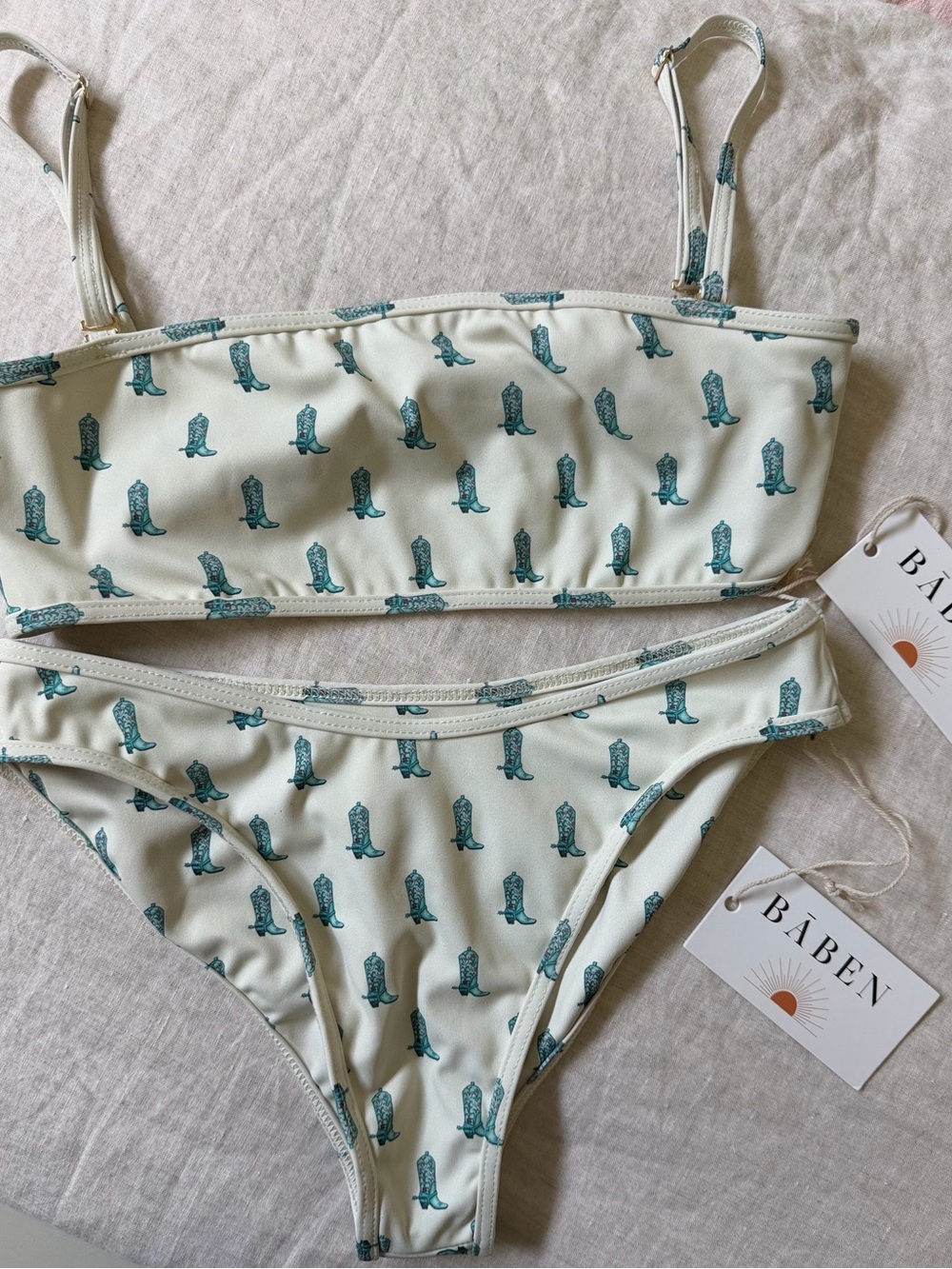NWT Baben Cowgirl Bikini Set